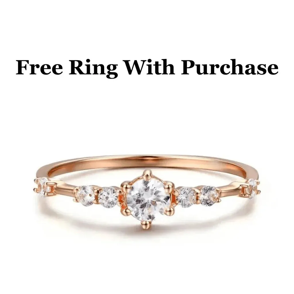 10k Gold CZ Toe Ring For Women