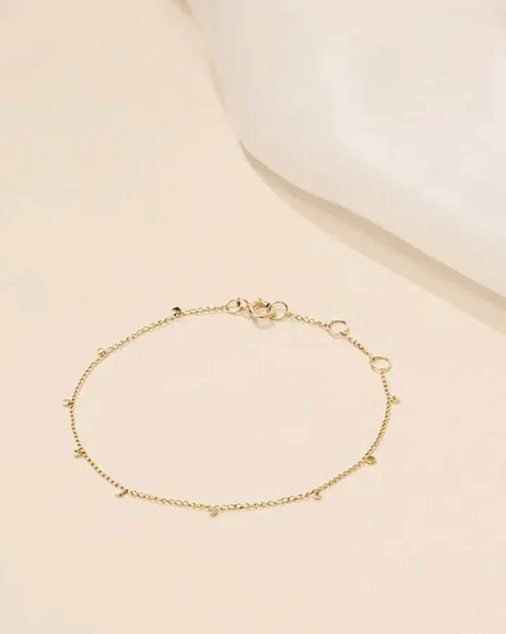 14k Shaker Bracelet