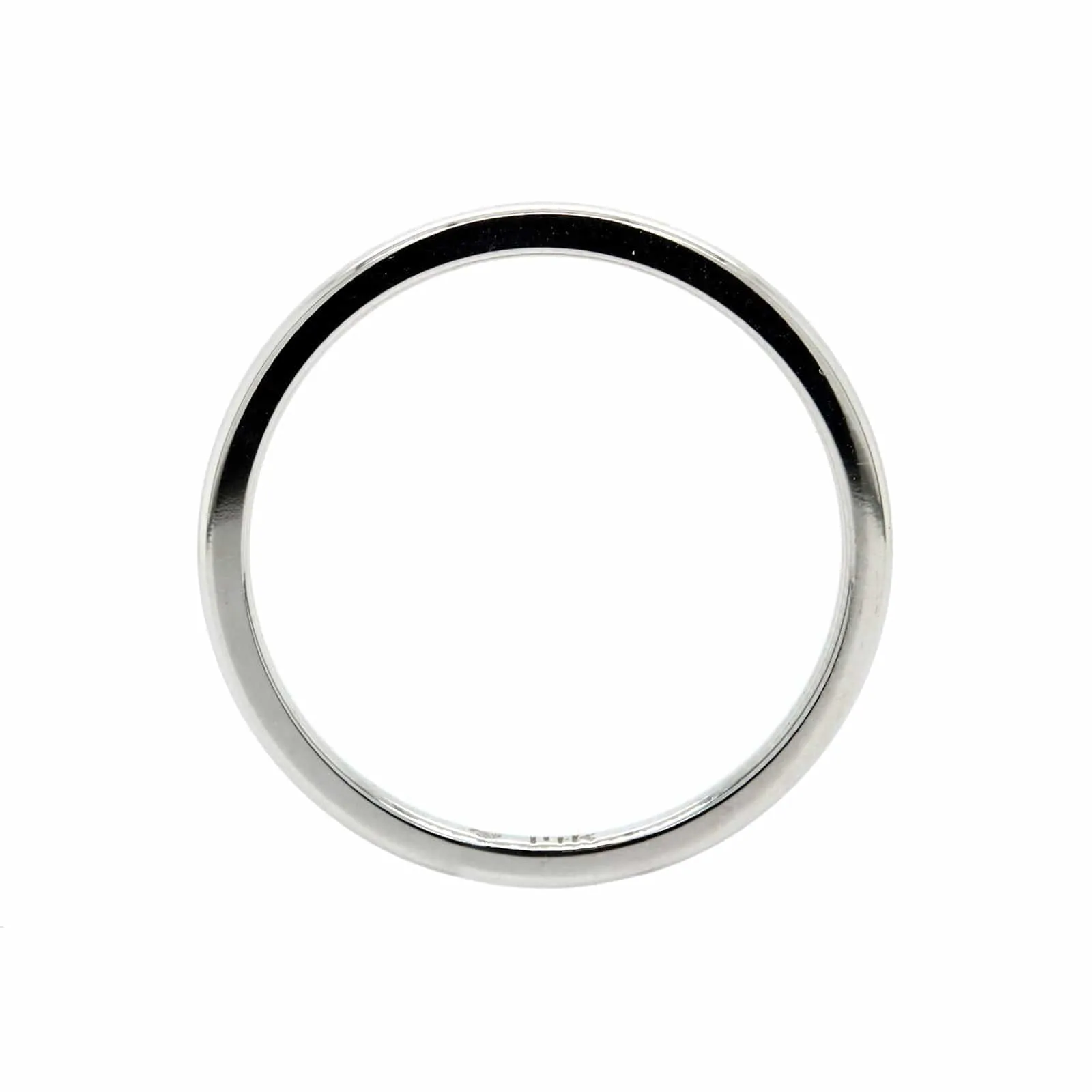 14K White Gold 1.5mm High Polished Band