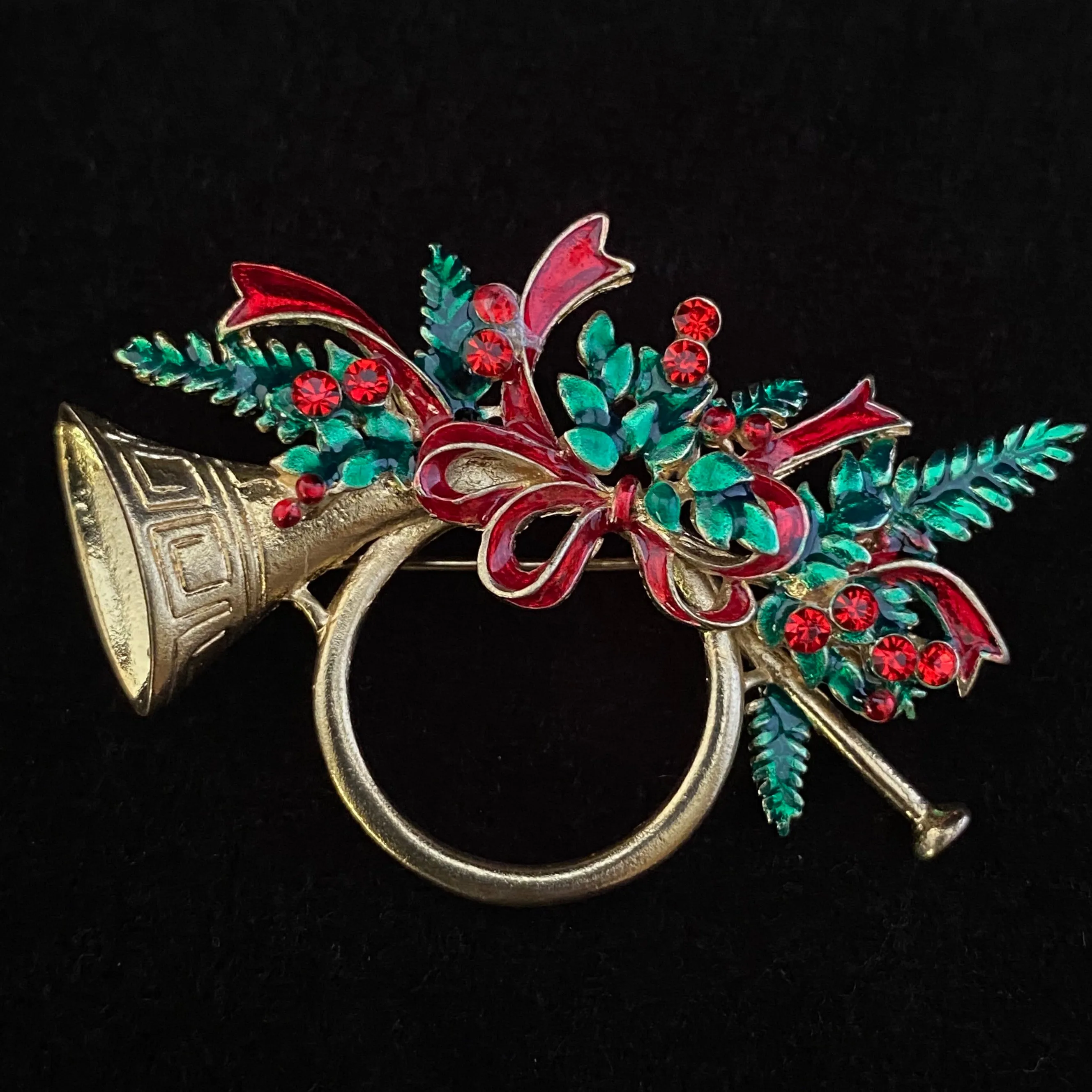 2007 Holiday French Horn Brooch