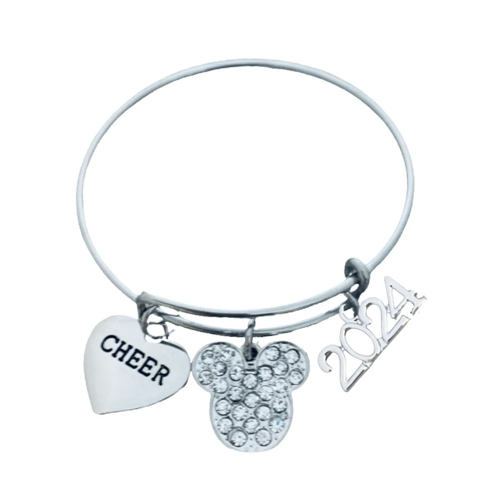 2024 Cheerleading  D2 Summit Charm Bracelet