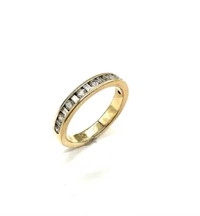 3/4 CTW Baguette & Round Diamond Band