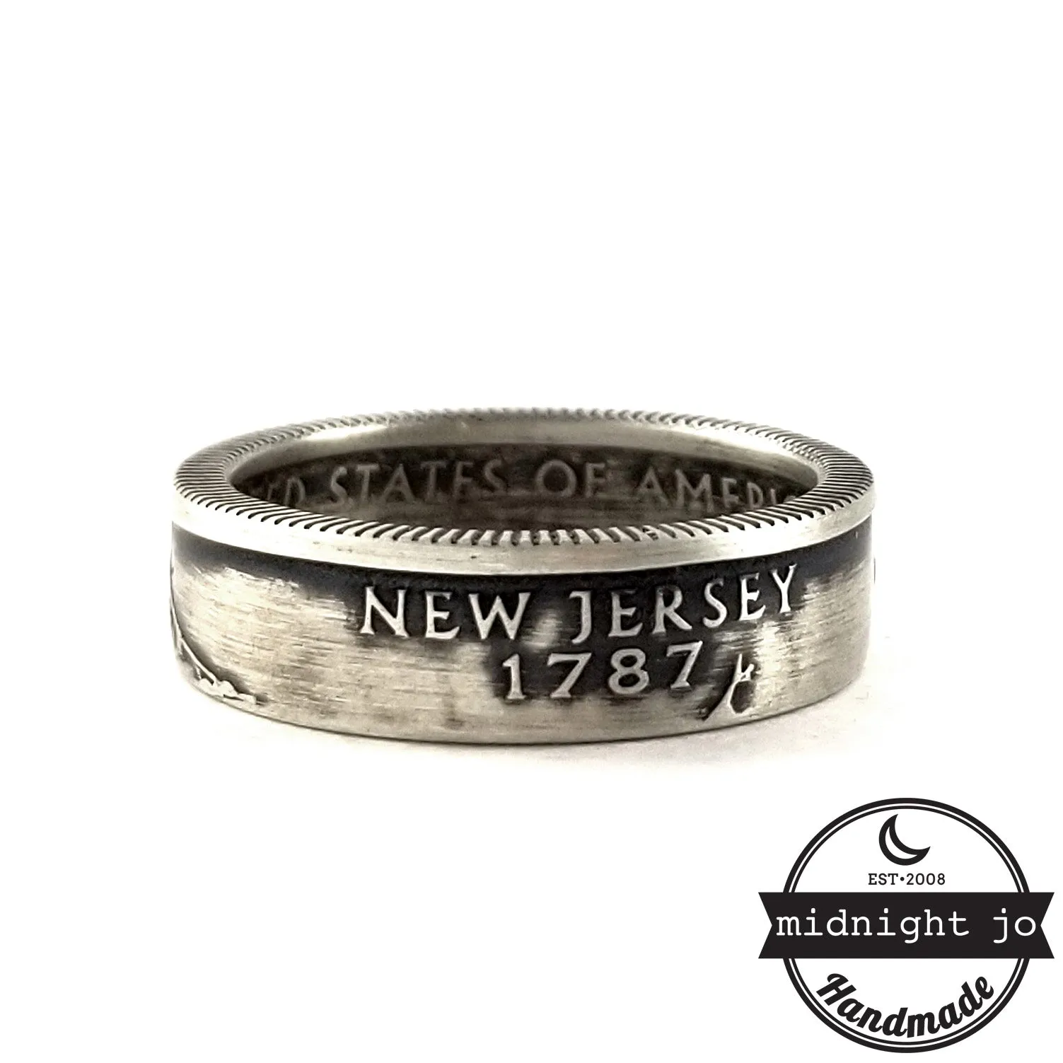 90% Silver New Jersey Quarter Ring