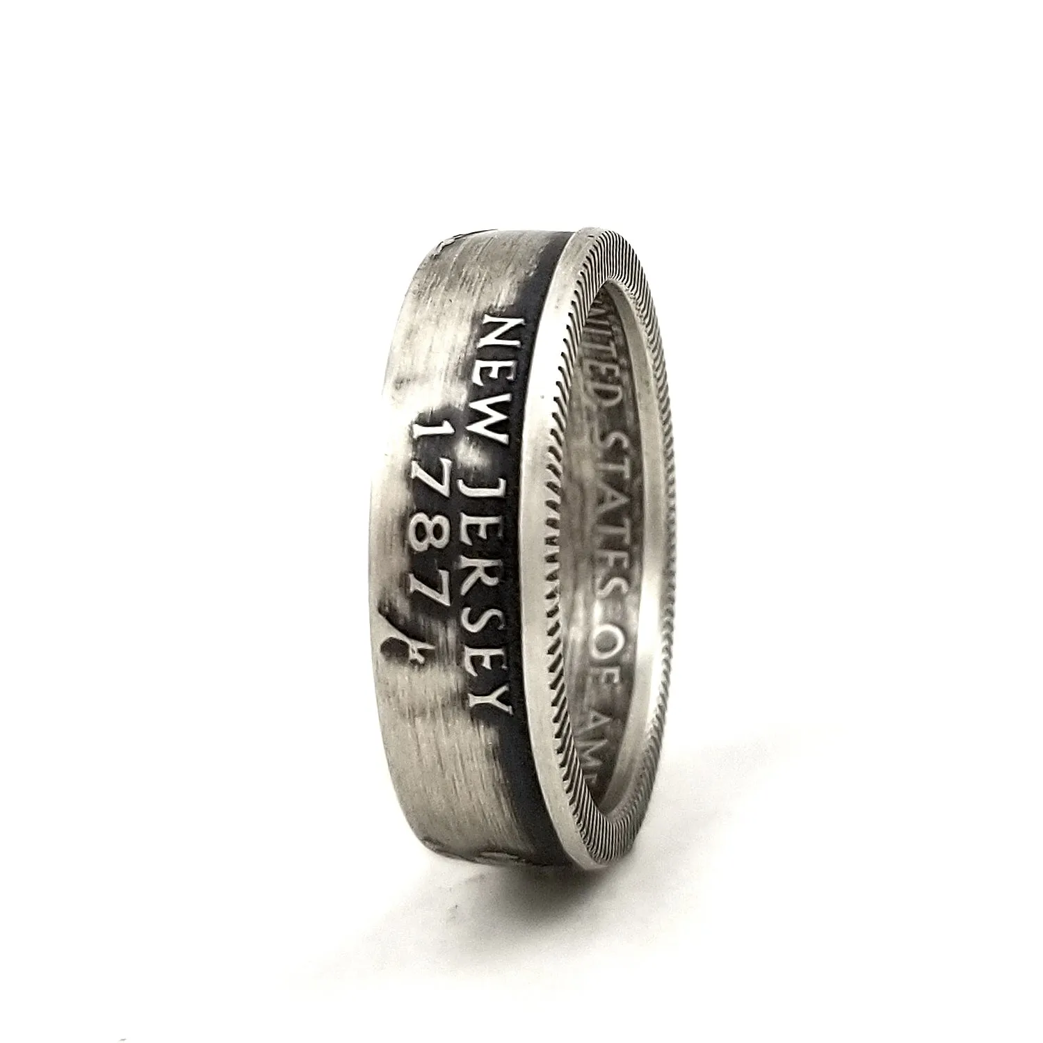 90% Silver New Jersey Quarter Ring