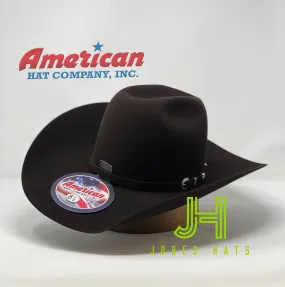 American Hat Co Felt 7X Chocolate 4" 1/4 Brim