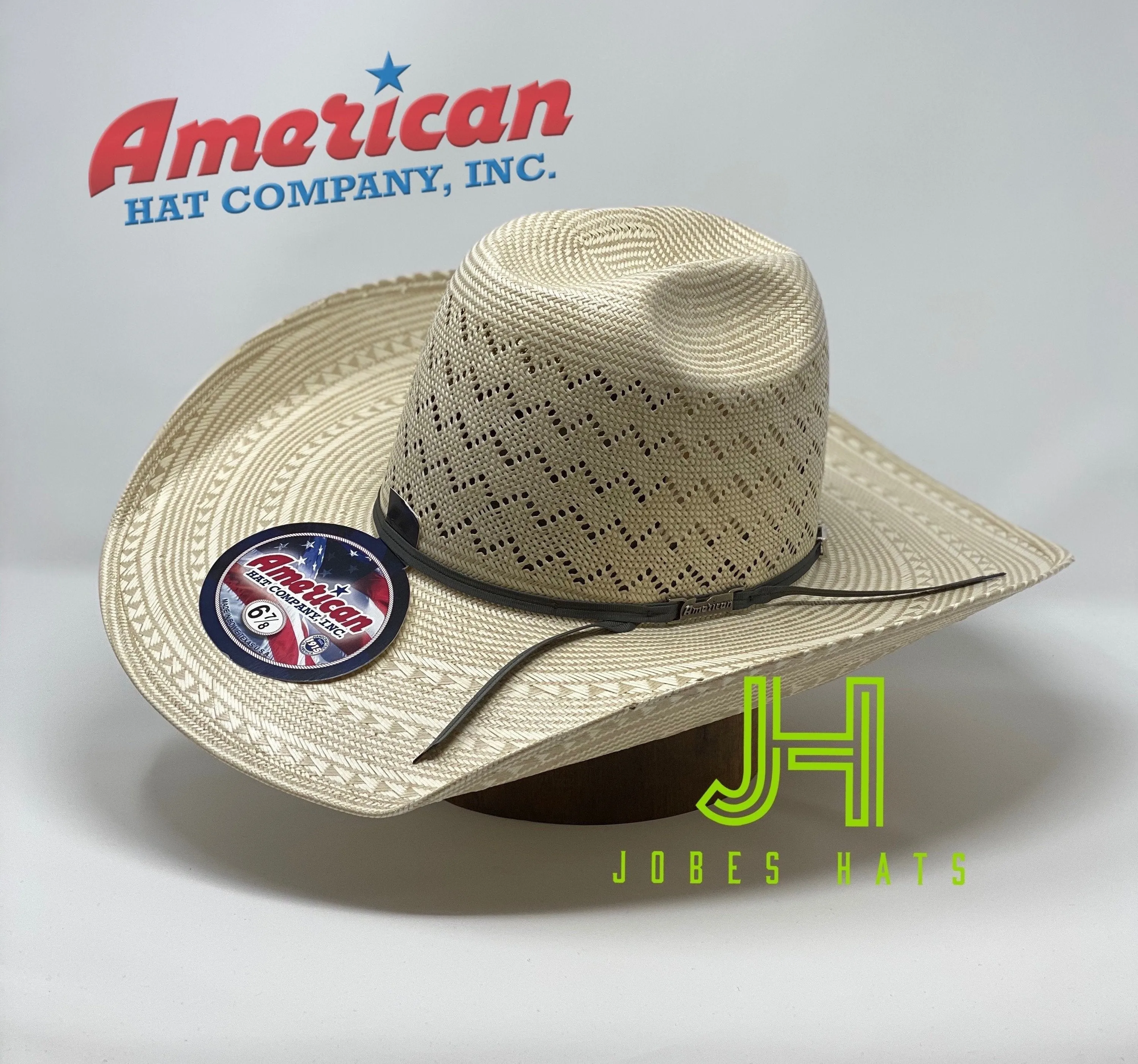 American Hat Co. Straw #6200 R/O 4" 1/2 Brim