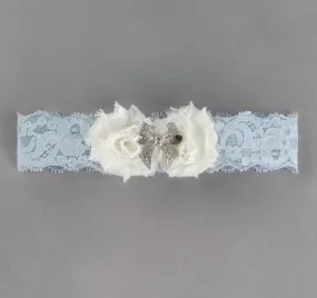 Anastasia Bridal Garter - Silver