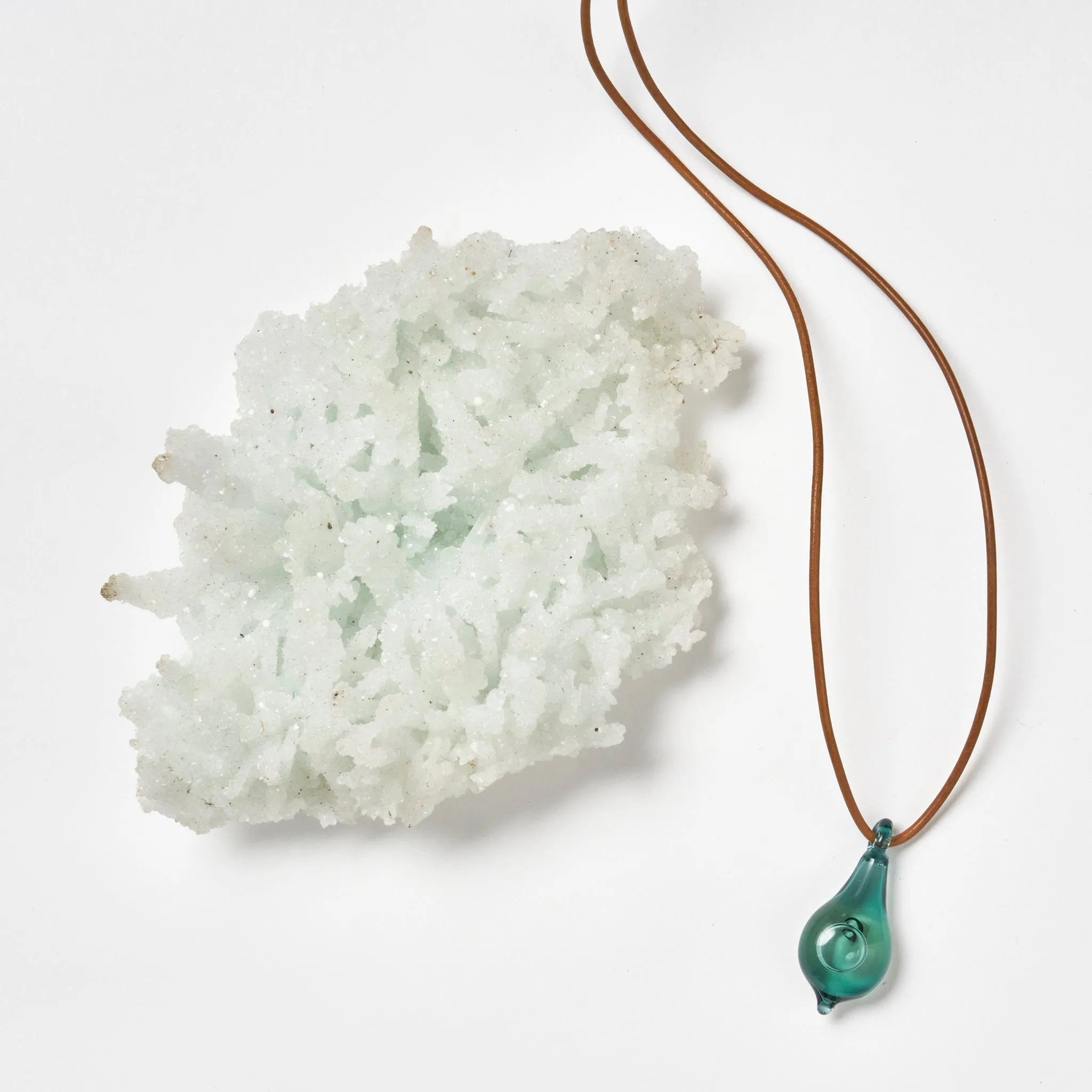 Angel Pendant - ocean green