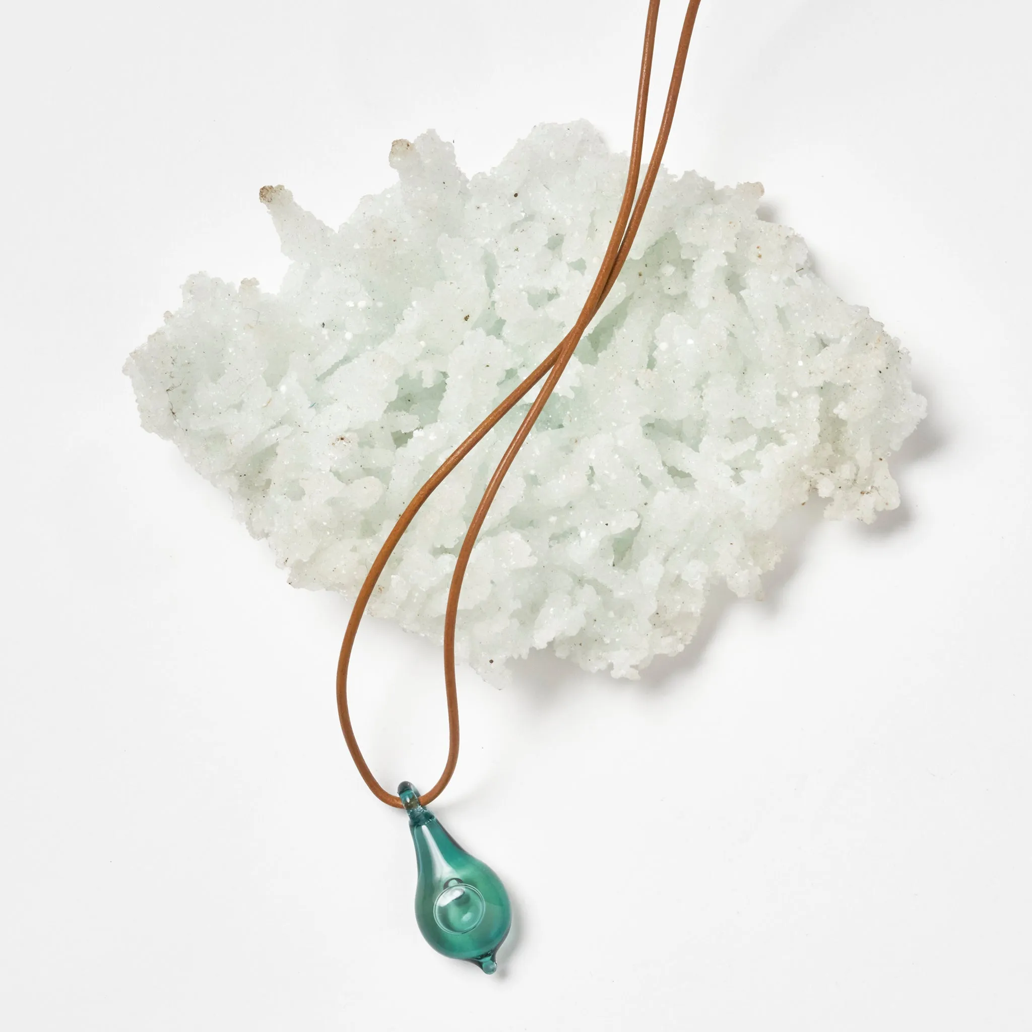 Angel Pendant - ocean green