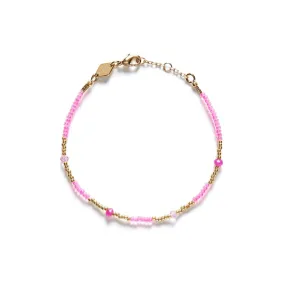 ANNI LU - Clemence Bracelet - Hot Pink