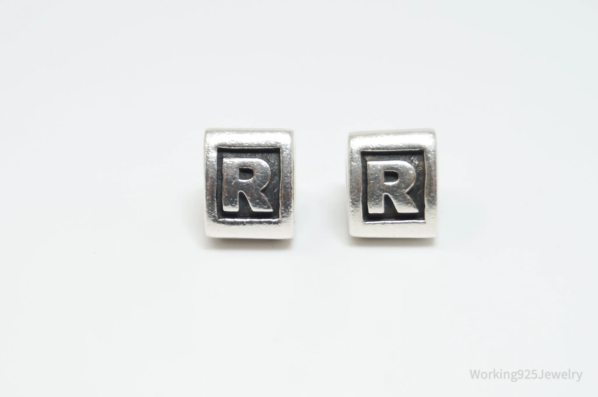 Authentic Designer Pandora ALE "R" Name Initial Sterling Silver Charms Set