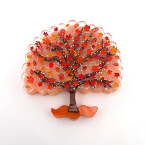 Autumn tree - Brooch