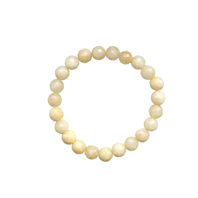 Banana Faceted Jade 8mm Bracelet