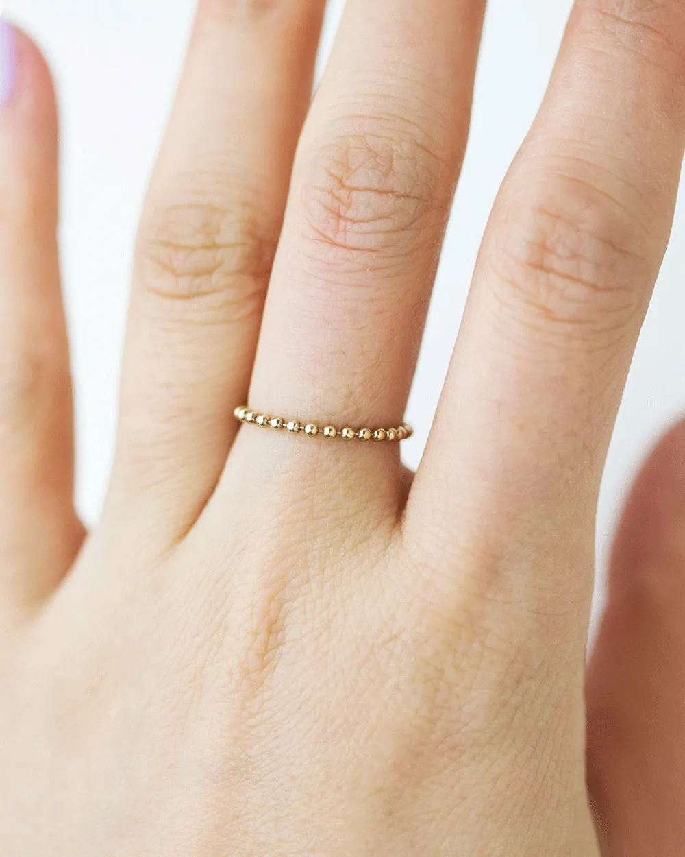 Bead Chain Ring