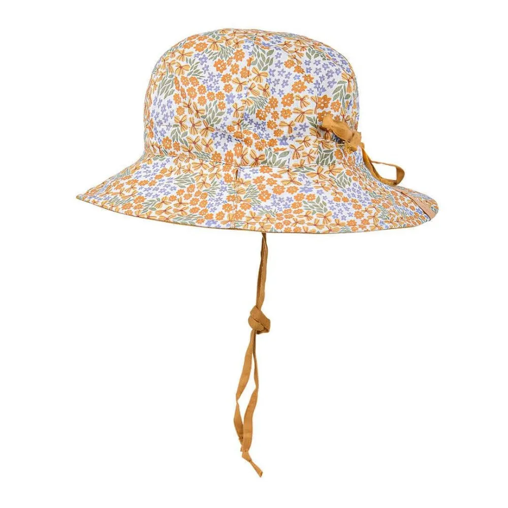 Bedhead Hats Wanderer Girls Reversible Sun Hat Mabel/Maize