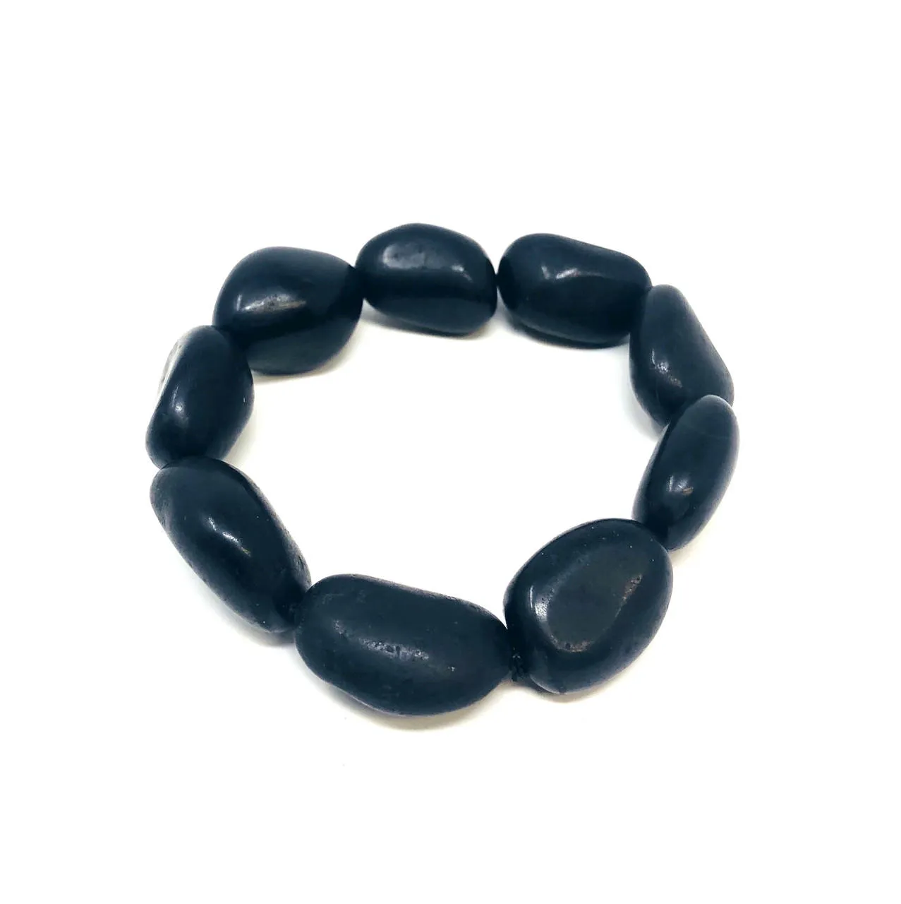 Black Tourmaline Nugget Bracelet