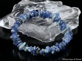 Blue Kyanite Crystal Bracelet "High vibrational, Quick energy transfer"