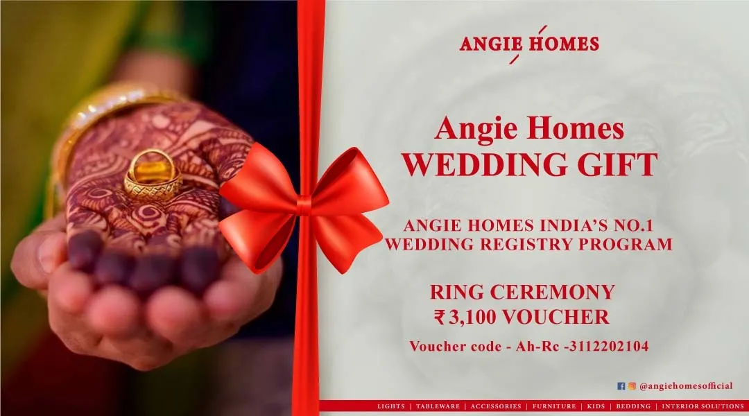 Book Online Ring Ceremony Gift Vouchers with AngieHomes