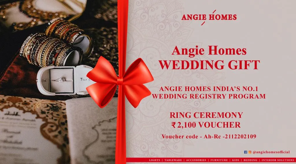 Book Online Wedding Gifts Program with AngieHomes