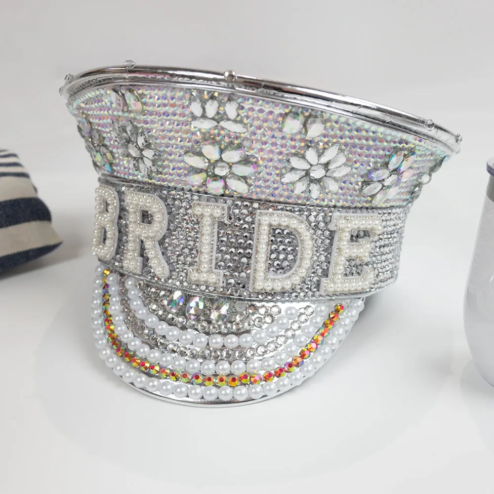 Bride Captain Hat / Bridal Military Hat