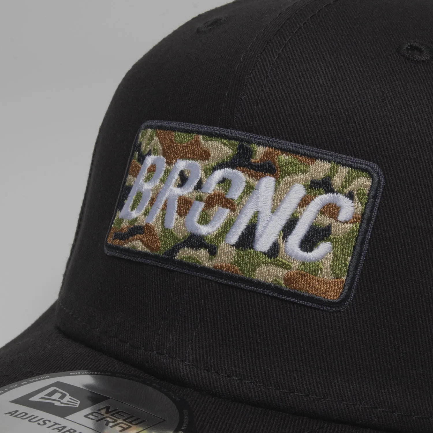 Bronc Camo Patch Mesh-Back Hat