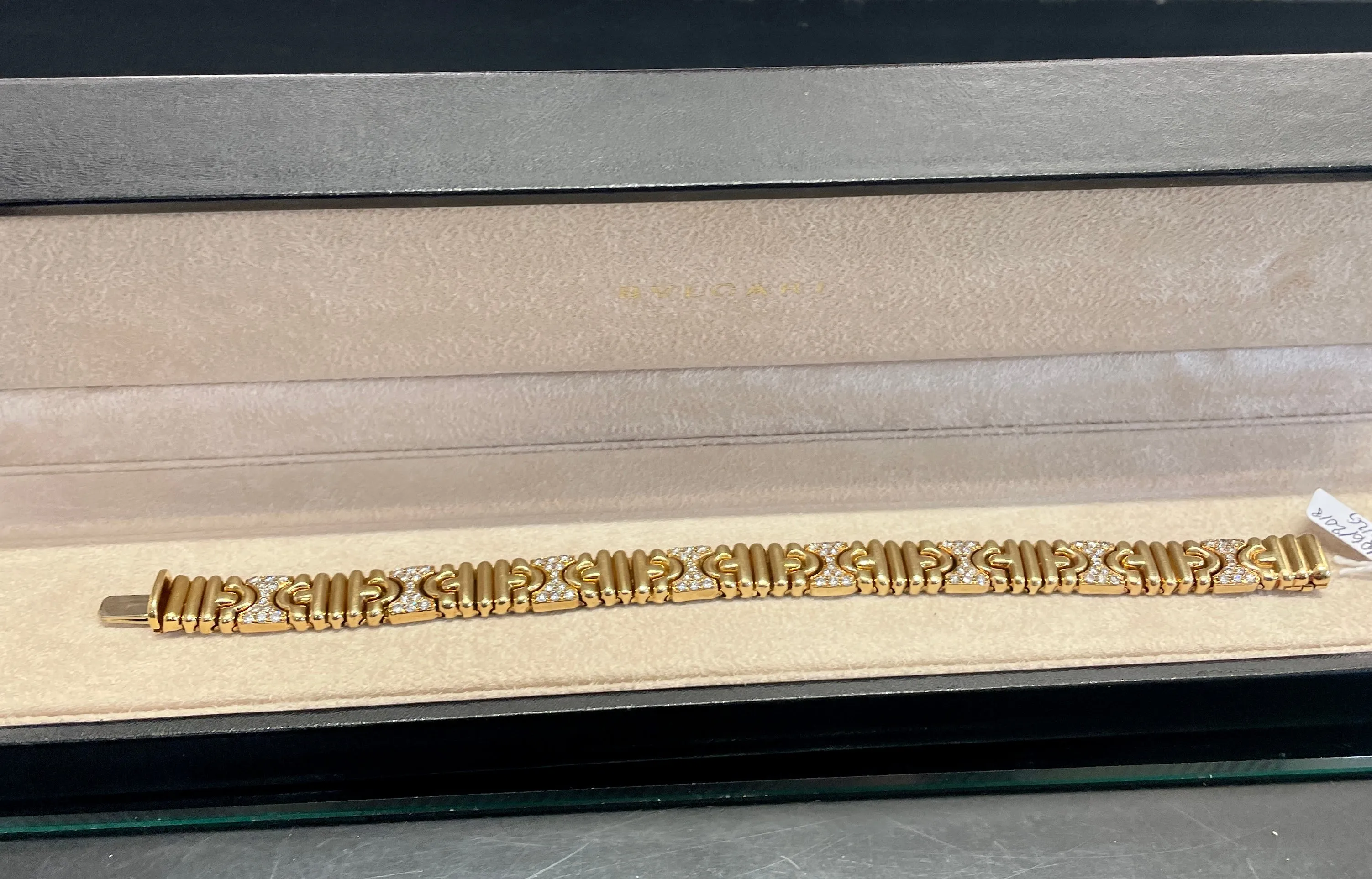 Bulgari Parentesi Diamond Gold Bracelet