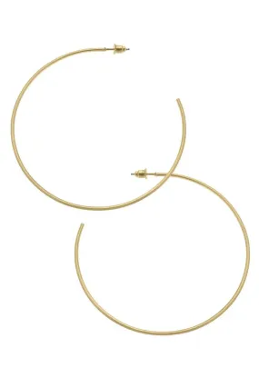 Canvas Gwen Hoop Earrings in Gold