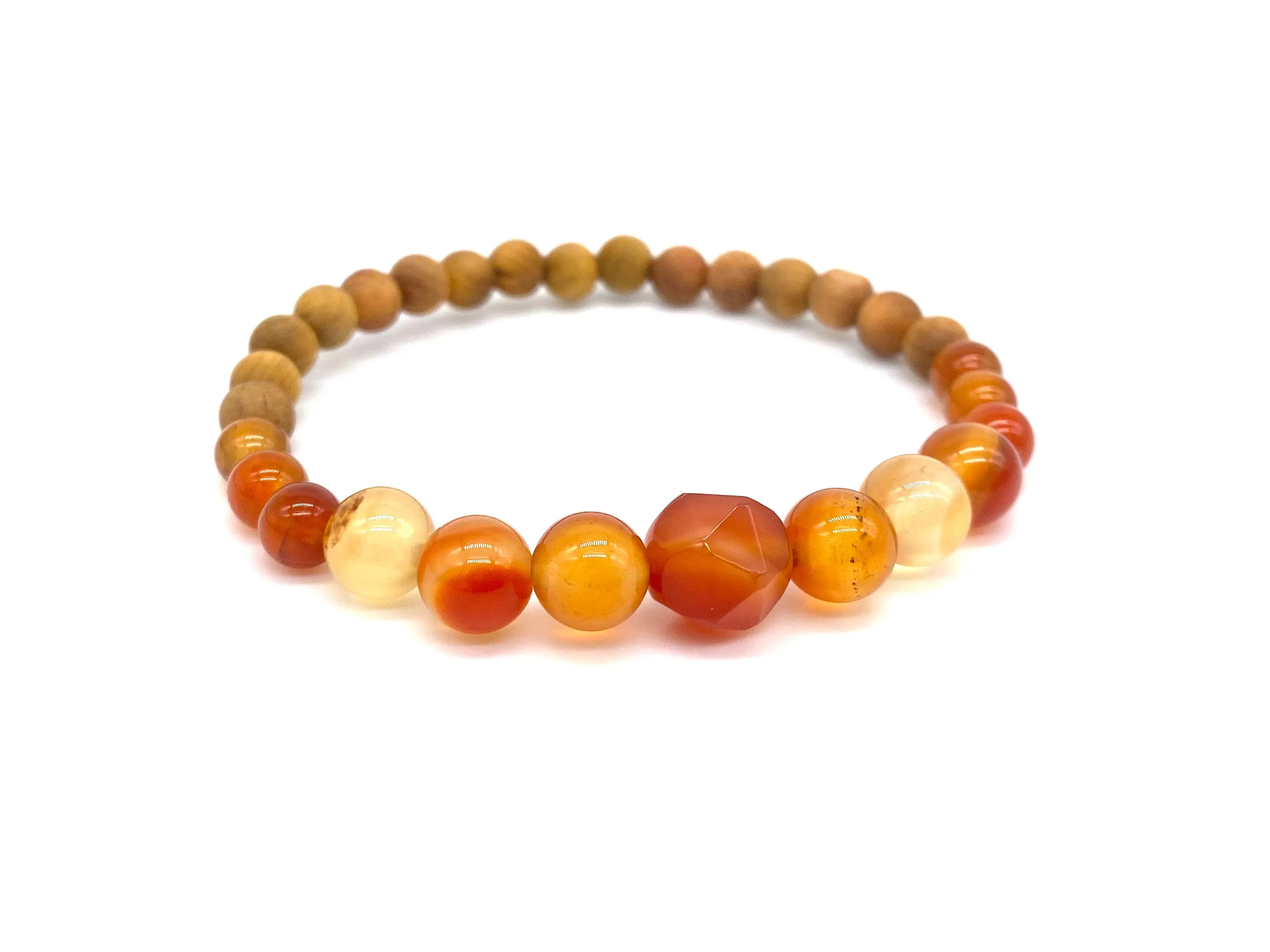 Carnelian Crystal Diffuser Bracelet