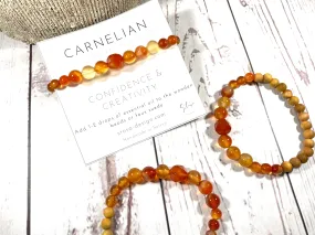 Carnelian Crystal Diffuser Bracelet