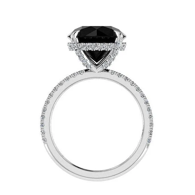 Carrie's Black Diamond Engagement Ring