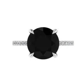 Carrie's Black Diamond Engagement Ring