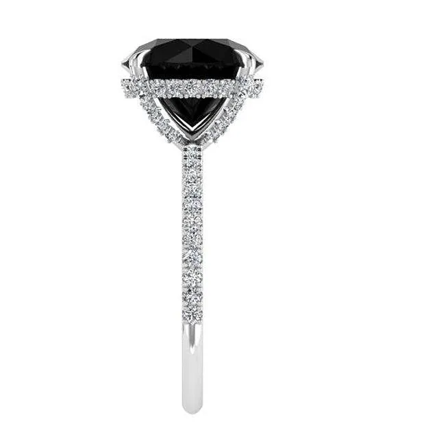 Carrie's Black Diamond Engagement Ring