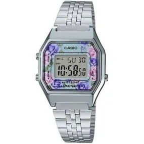 CASIO VINTAGE LADY STEEL FLOWERS