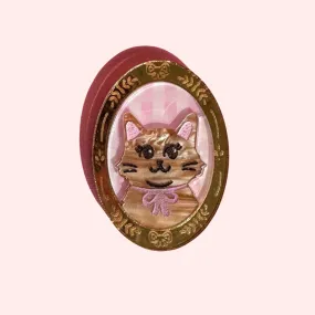 Cat Portrait Brooch Pin