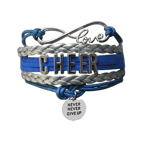 Cheer Bracelet with Inspirational Charms