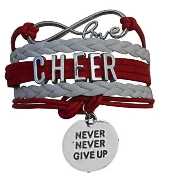 Cheer Bracelet with Inspirational Charms