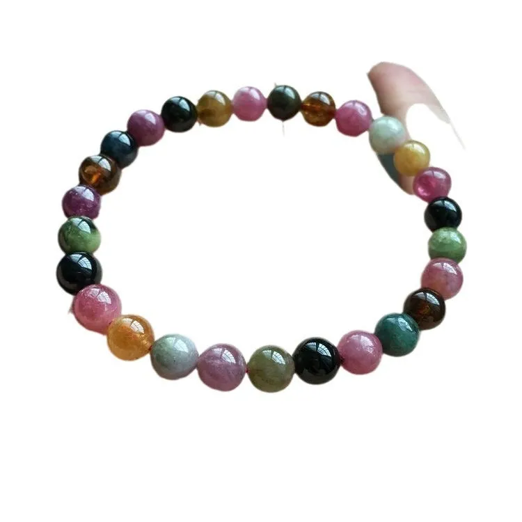 Chinese Color Tourmaline Jade Bracelet Special-interest Design