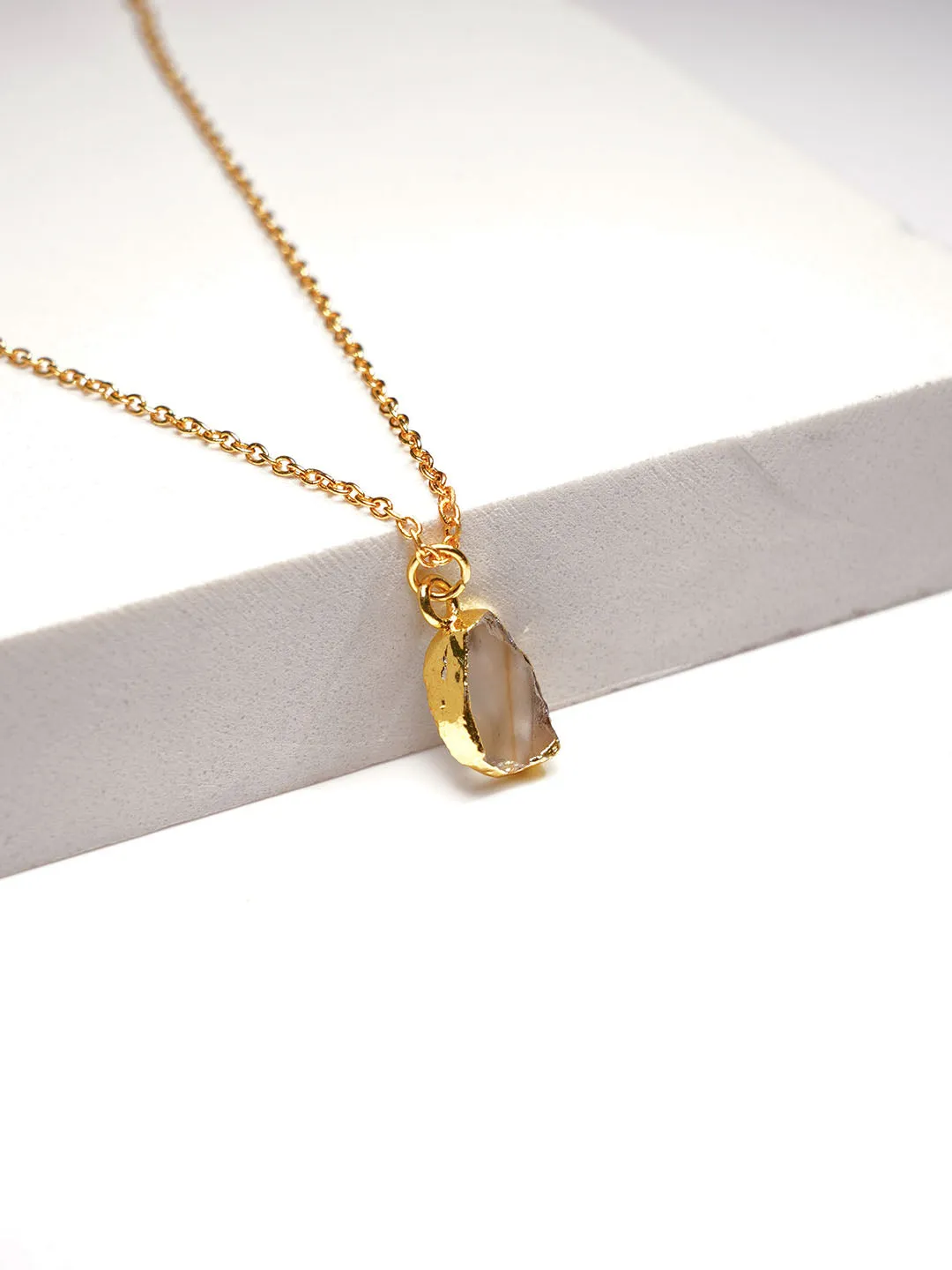 Citrine Crystal Necklace