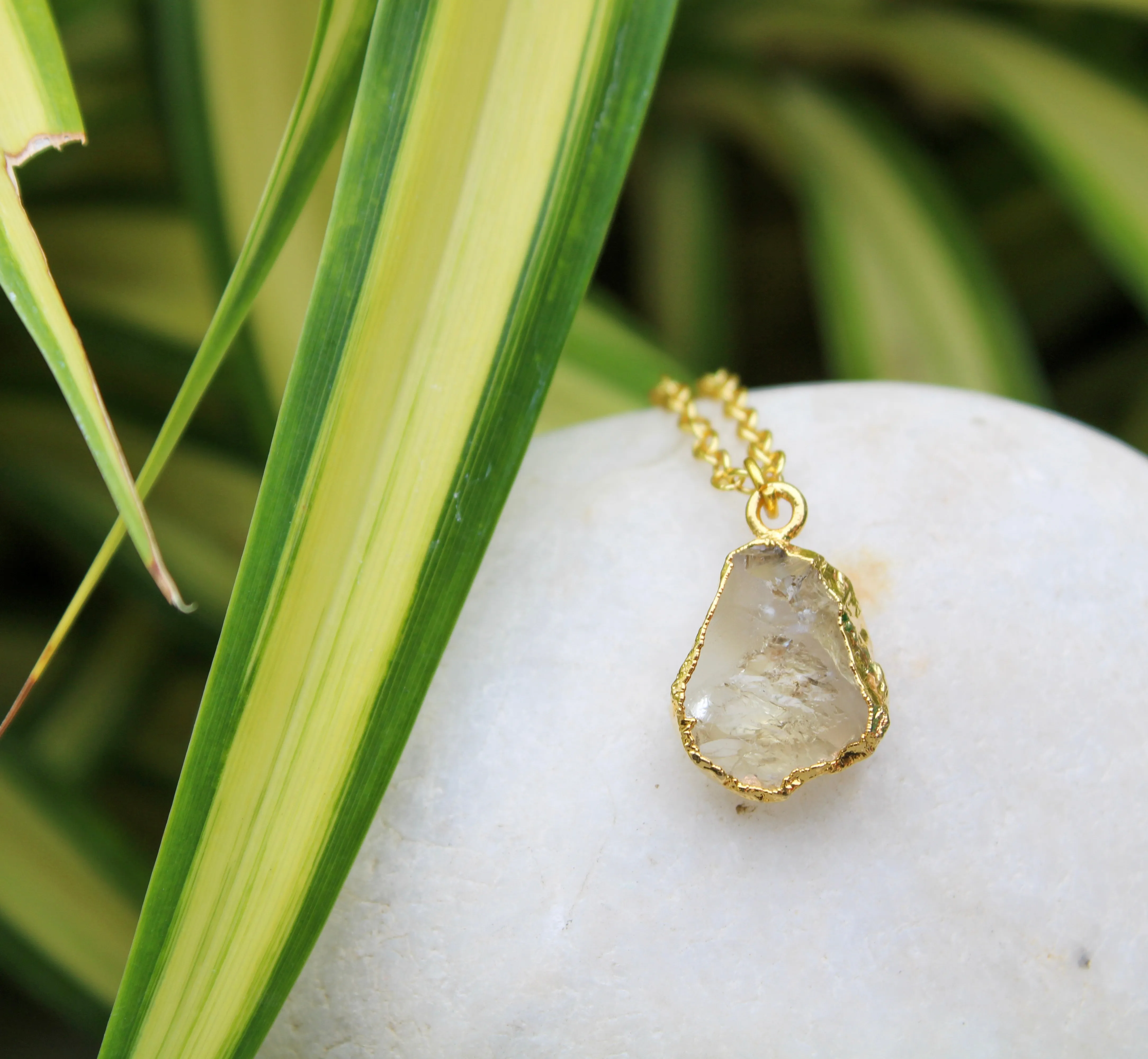 Citrine Crystal Necklace