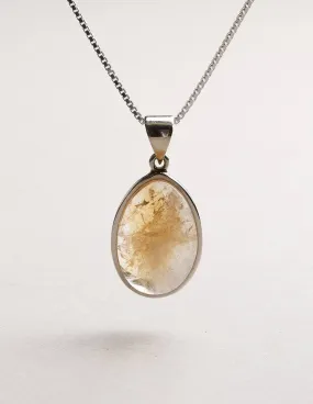 Citrine Mini Pendant Necklace