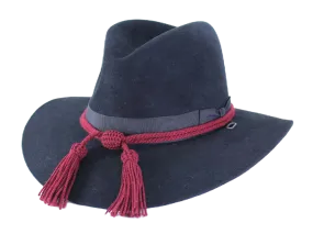 Civil War Style Hat Cord - Cardinal Red Medic