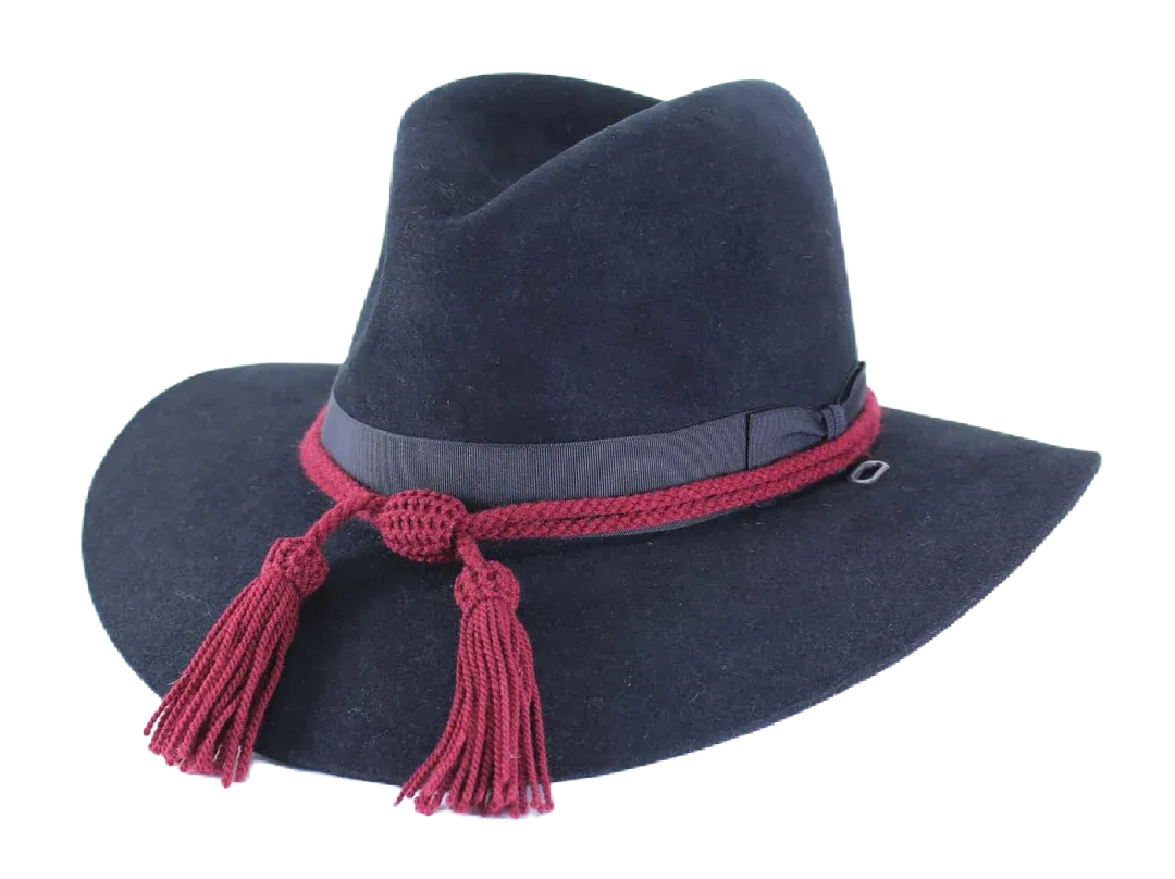 Civil War Style Hat Cord - Cardinal Red Medic