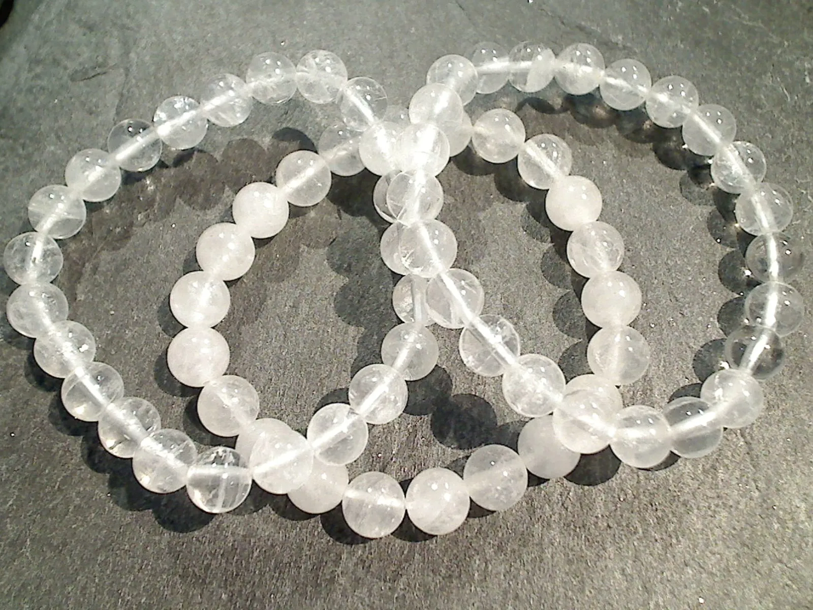 Clear Quartz 8mm Stretch Bracelet