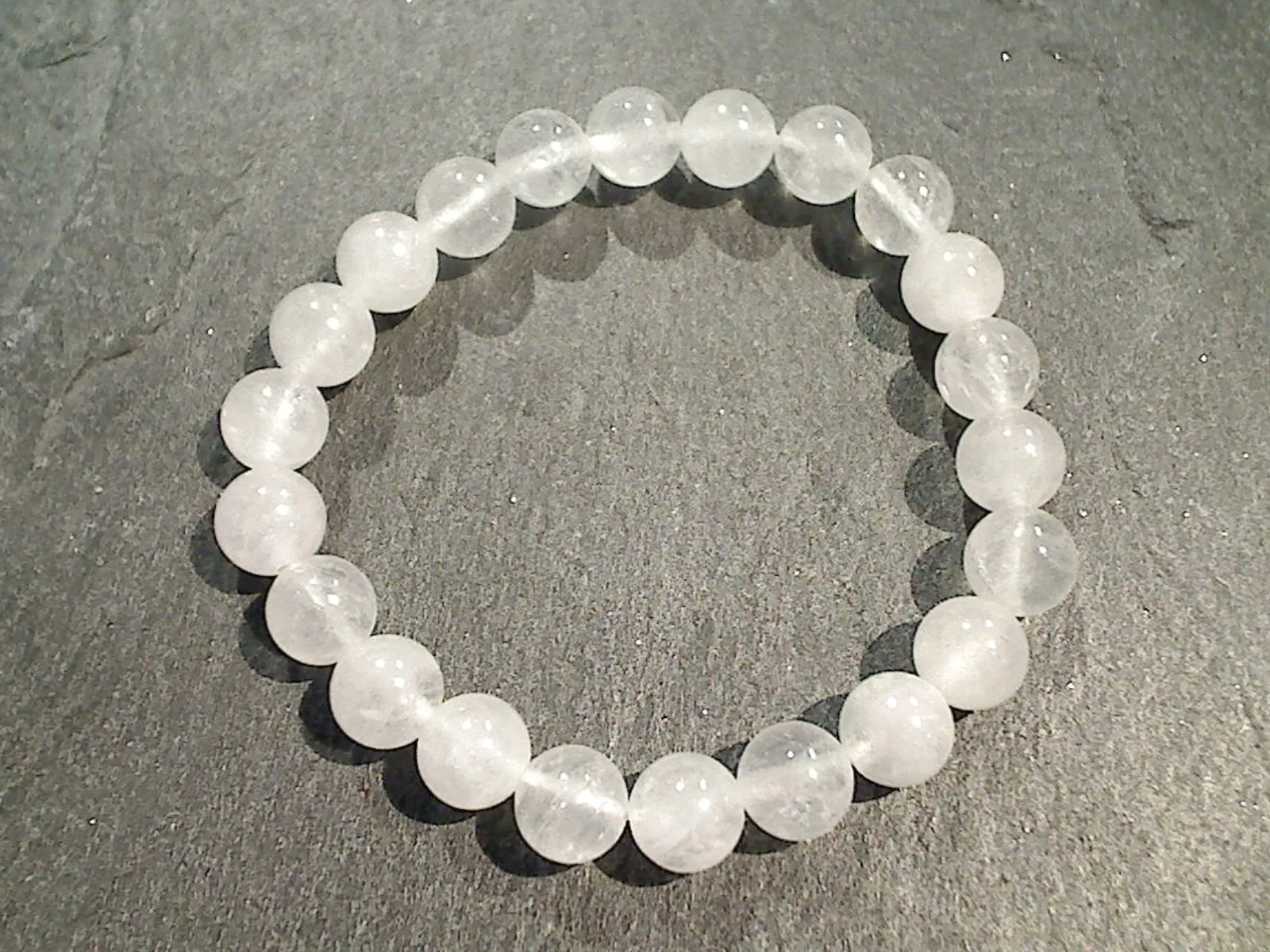 Clear Quartz 8mm Stretch Bracelet