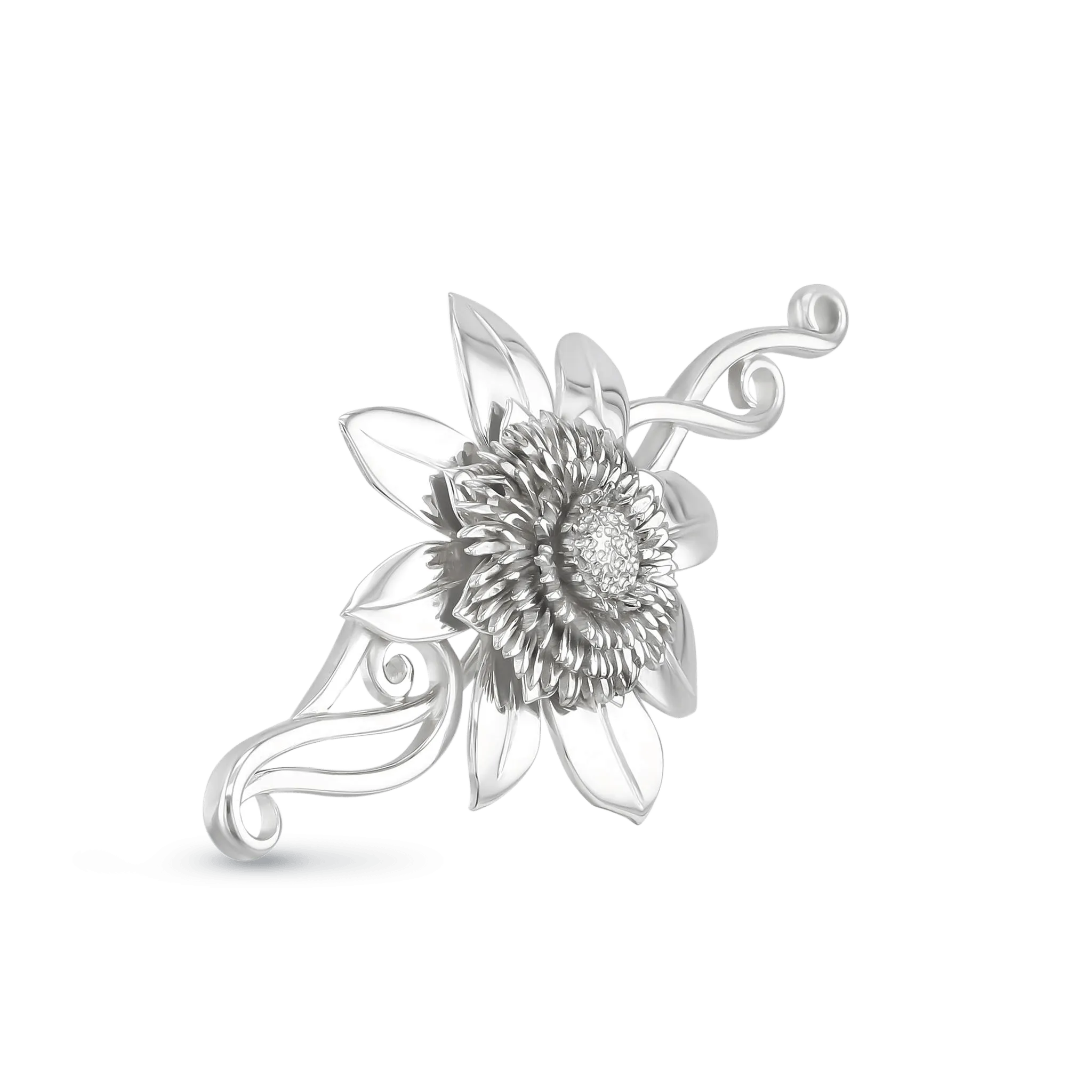 Clematis Empress Brooch