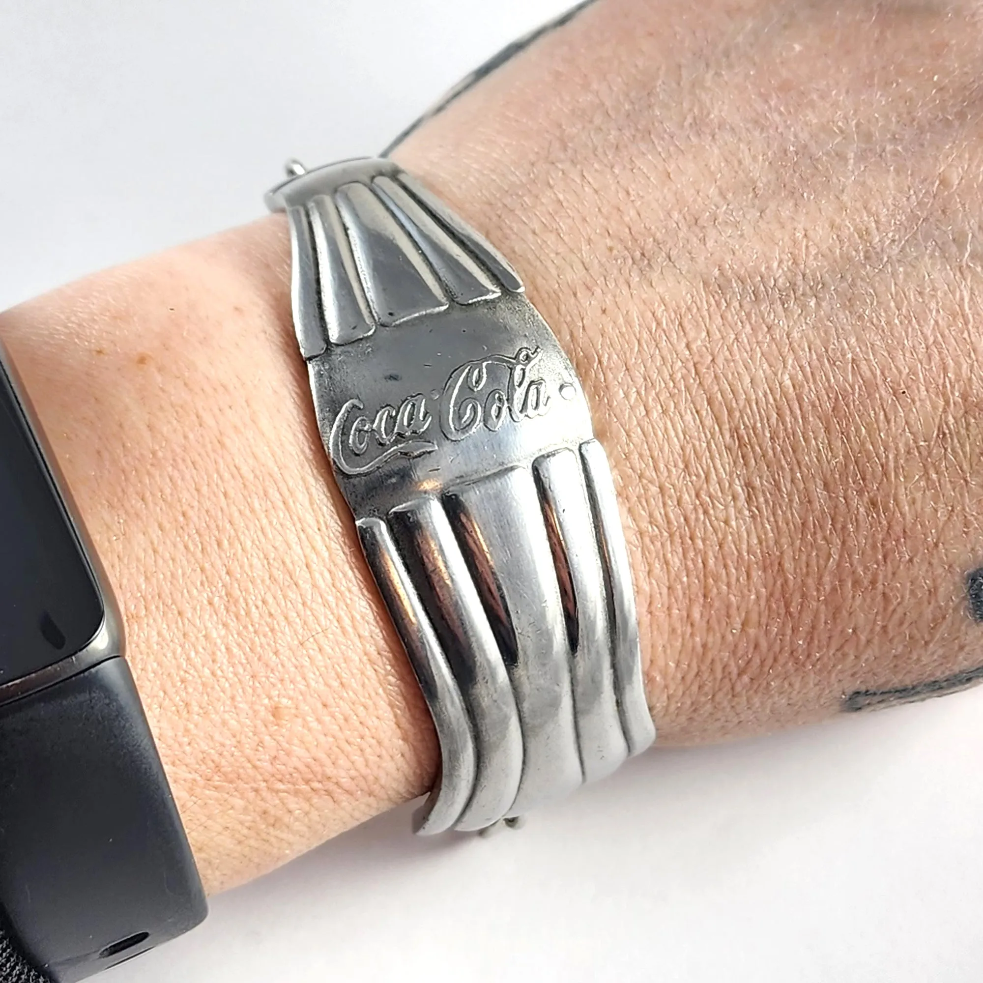 Coca Cola Bottle Stainless Steel Spoon Bracelet