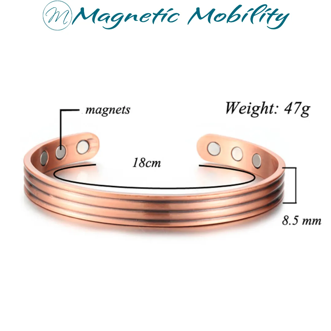 Copper Bracelet: Heath | Magnetic Mobility