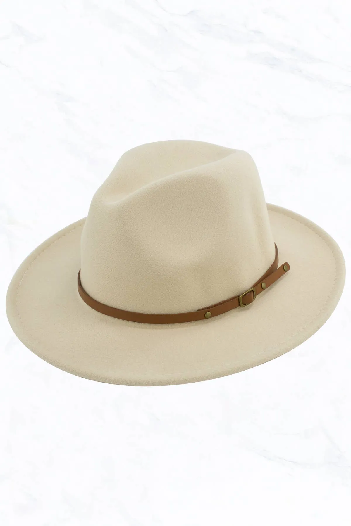 Cream Fedora