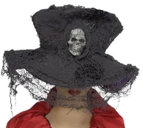 Creepy Grey Skull Hat