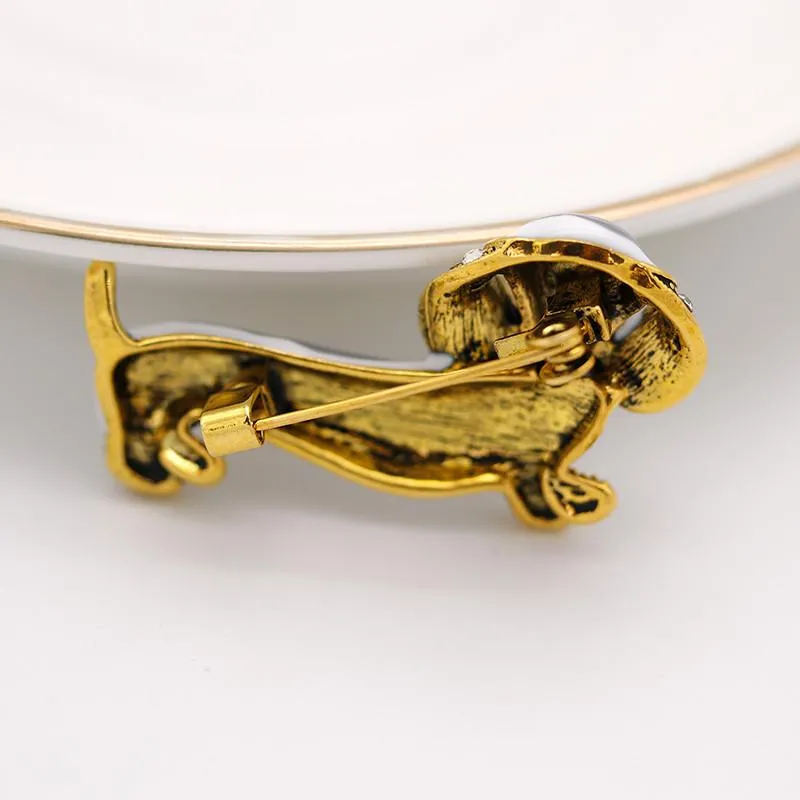 Dachshund Brooch